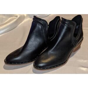 Sonoma Goods For Life Pomeranian Ankle Boots + Vitalize by Ortholite Black Sz 6M